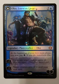 Mtg Lorwyn Eclipsed Oko, Lorwyn Liege NM Foil - Image 1