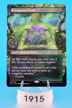 MTG Overgrown Tomb (Borderless) Lorwyn Eclipsed Regular #350 - Image 1