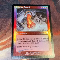 Seismic Assault X1 Mtg Seventh 7th Edition Foil Lp - Image 1