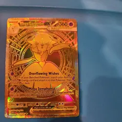 Pokemon Mega Evolution Gold Gardevoir EX 187/132 Secret Rare (pack fresh) - Image 1