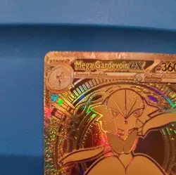 Pokemon Mega Evolution Gold Gardevoir EX 187/132 Secret Rare (pack fresh) - Image 2