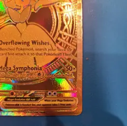Pokemon Mega Evolution Gold Gardevoir EX 187/132 Secret Rare (pack fresh) - Image 4