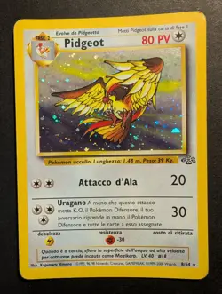 8/64 Pokemon Pidgeot - Rare Holo - Jungle Set (ITA) 1999 Carte Vintage - Image 2