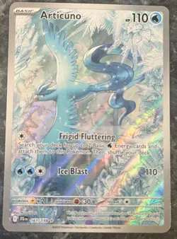 POKEMON TCG – Journey Together – ARTICUNO – 161/159 – IR – NEAR MINT - Image 1