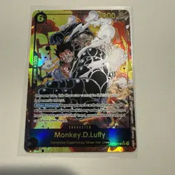 One Piece MONKEY.D.LUFFY Sec Royal Blood Alt Art OP10-118 Parallel English Luffy - Image 1