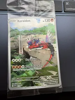 Pokemon Koraidon TCG Promo SVP014 Holo Card Sealed Black Star NM - Image 1