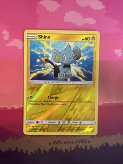 Pokemon Card Shinx Ultra Prism Reverse Holo 46/156 Near Mint - Image 1