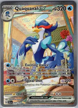 Quaquaval ex 260/193 SIR SV02: Paldea Evolved - Pokemon Card - NM - Image 1