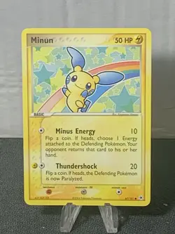 Minun 67/101 EX Hidden Legends Pokemon Card NM - Image 1