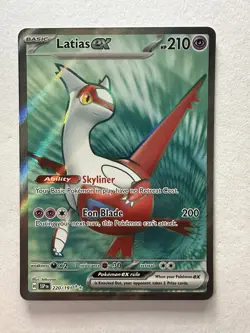 Latias ex 220/191 Ultra Rare Full Art Pokemon TCG Surging Sparks Card NM - Image 1