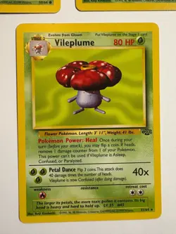 Vileplume 31/64 Jungle Glooom Oddish Evolution Set Pokemon Cards - Image 2