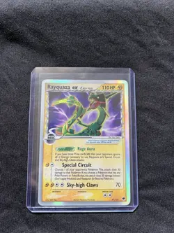 Pokemon Rayquaza EX Card 97/101 Ultra Rare Holo Ex Dragon Frontiers - Image 1
