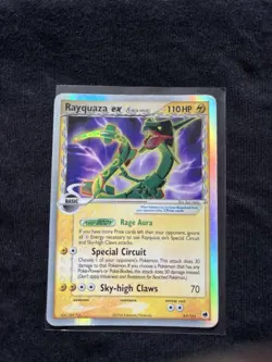 Pokemon Rayquaza EX Card 97/101 Ultra Rare Holo Ex Dragon Frontiers - Image 2