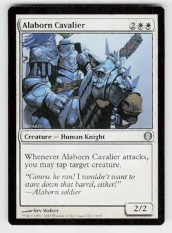 Duel Decks: Knights vs. Dragons #18 Alaborn Cavalier - Image 1