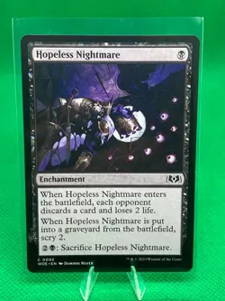 MTG Hopeless Nightmare - WOE Wilds of Eldraine - Image 1