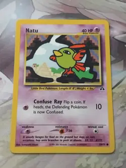 Pokemon TCG Natu Neo Discovery 59/75 Regular LP. - Image 1
