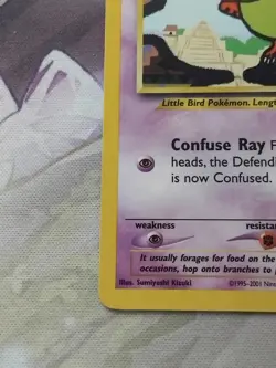 Pokemon TCG Natu Neo Discovery 59/75 Regular LP. - Image 4