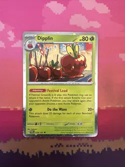 Pokemon Card Dipplin Temporal Forces Cosmo Holo 018/167 Near Mint - Image 1
