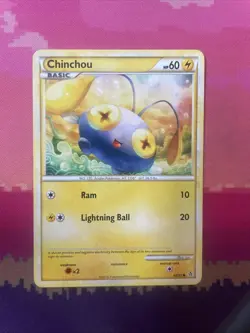 Pokemon Card Chinchou Unleashed Common 48/95 Near Mint - Image 1