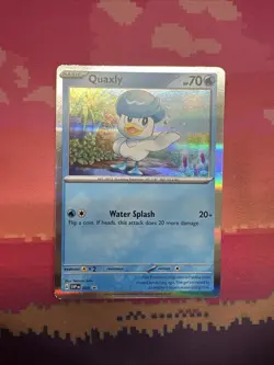 Pokemon Card Quaxly Black Star Promo 003 Near Mint - Image 1