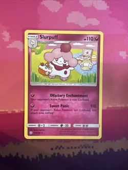 Pokemon Card Slurpuff Cosmic Eclipse Rare 154/236 Near Mint - Image 1