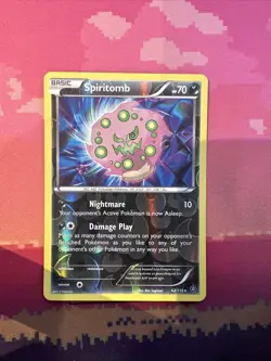 Pokemon Card Spiritomb Steam Siege Reverse Holo Rare 62/114 Near Mint - Image 1