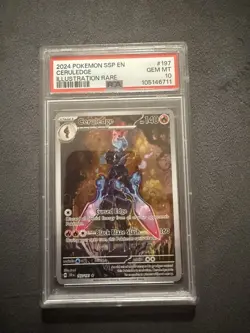 Pokemon Ceruledge Illustration Rare Surging Sparks 197/191 PSA 10 GEM MINT - Image 1