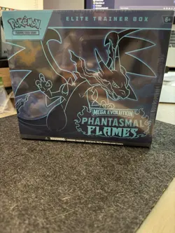 Pokemon Mega Evolution Phantasmal Flames Elite Trainer Box Charcadet Charizard - Image 1