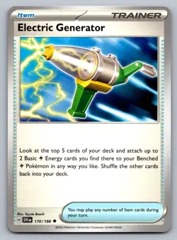 Pokemon TCG SV01: Scarlet & Violet Base Set Electric Generator 170/198 - Image 1