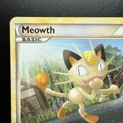 FREE SHIPPING Meowth 12/30 Pokemon HGSS Trainer Kit: Gyarados & Raichu 2010 - Image 2