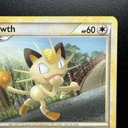 FREE SHIPPING Meowth 12/30 Pokemon HGSS Trainer Kit: Gyarados & Raichu 2010 - Image 3