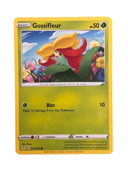 New: 2021 Pokemon TCG Gossifleur 015 Swsh07: Evolving Skies Regular Common - Image 1