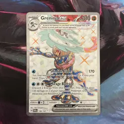 🔥Pokemon TCG Sv06: Twilight Masquerade Greninja EX #198/167 Ultra Rare NM+🔥 - Image 1