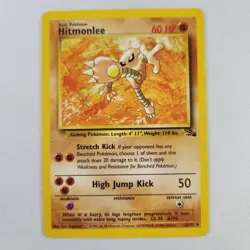 Hitmonlee 22/62 - Unlimited Rare - Pokemon TCG - Fossil - MP - Image 1