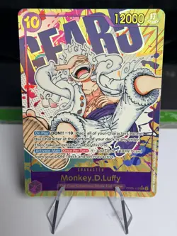 Monkey D Luffy OP05-119 Gear 5 SEC Alt Art One Piece TCG ENGLISH - Image 3