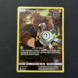 Magnemite Holo Pokemon Card Cosmic Eclipse 242/236 Secret Rare - Image 1