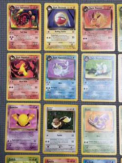 NM Pokemon - Team Rocket Common & Uncommon Cards - No Duplicates - 43 Cards - Image 2