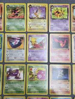 NM Pokemon - Team Rocket Common & Uncommon Cards - No Duplicates - 43 Cards - Image 3