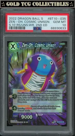PSA 10 ⭐ Zen-Oh SR Rise Unison Warrior Super Card DBS DBZ Z Heroes - Image 1