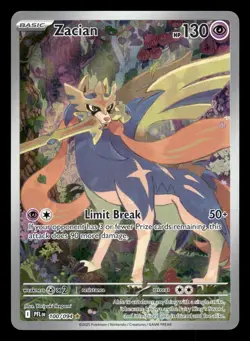 Zacian 100/094 Illustration Rare Phantasmal Flames Pokemon Card - Image 1