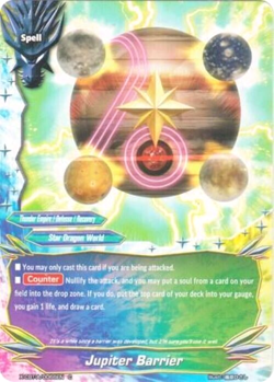 Future Card Buddyfight Jupiter Barrier X-CBT-A/0066EN C Star Dragon World - Image 1