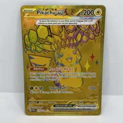 Pikachu EX Prismatic Evolutions Holo Hyper Rare Card 179/131 SV Mint English - Image 1