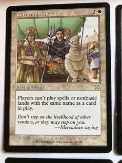 Cornered Market X4 Mercadian Masques Ex Condition See Front/back Pics - Image 2