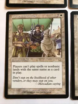 Cornered Market X4 Mercadian Masques Ex Condition See Front/back Pics - Image 5