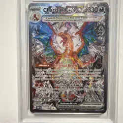 2023 POKEMON OBF EN-OBSIDIAN FLAMES SPECIAL ILLUSTRATION RARE CHARIZARD EX PSA 9 - Image 3