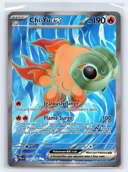 Pokemon TCG - SV02 Paldea Evolved - Chi-Yu ex Ultra Rare Holofoil 234/193 - Image 1