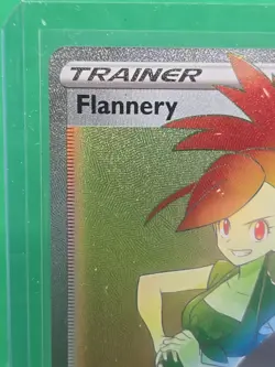 Pokemon Chilling Reign Flannery Trainer Rainbow Full Art 215/198 Secret Rare - Image 2