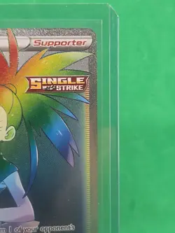 Pokemon Chilling Reign Flannery Trainer Rainbow Full Art 215/198 Secret Rare - Image 3