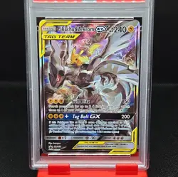 Pokemon 2019 Tag Team Pikachu & Zekrom GX Black Star Promo SM168 PSA 10 GEM MINT - Image 2