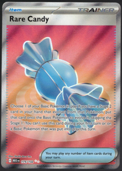 Pokemon TCG - Rare Candy #175/132 Ultra Rare, ME01: Mega Evolution, NM - Image 1